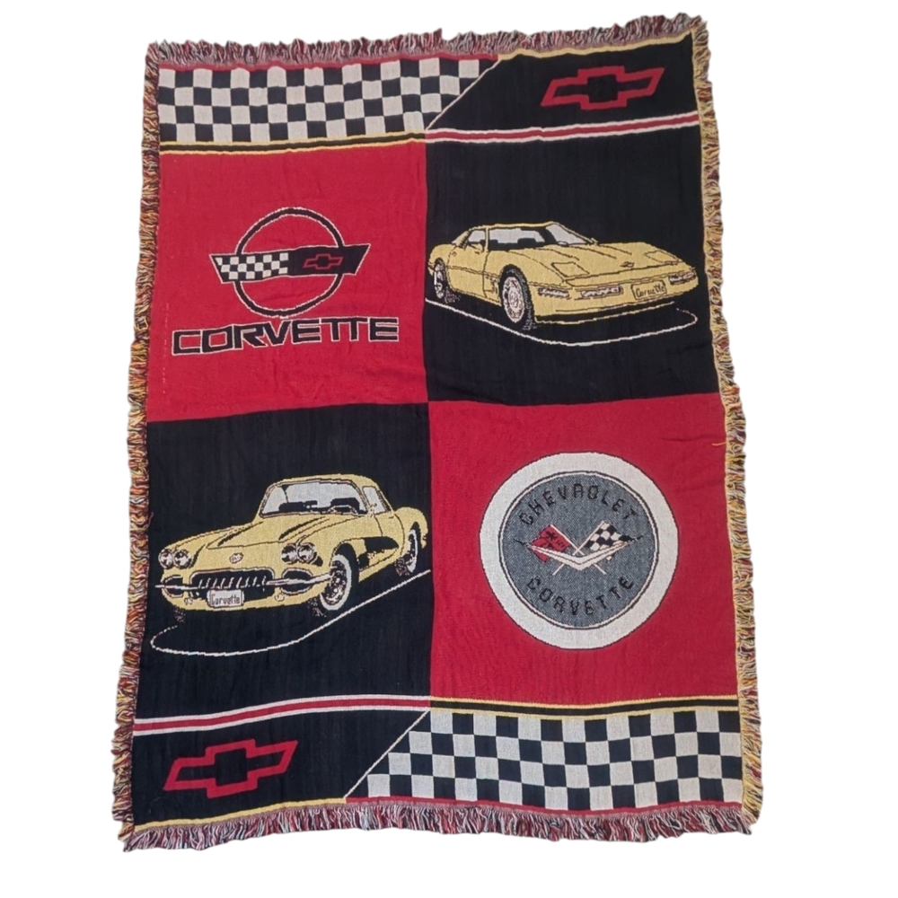 Chevrolet Corvette Tapestry/Throw Blanket | 68" x 50"